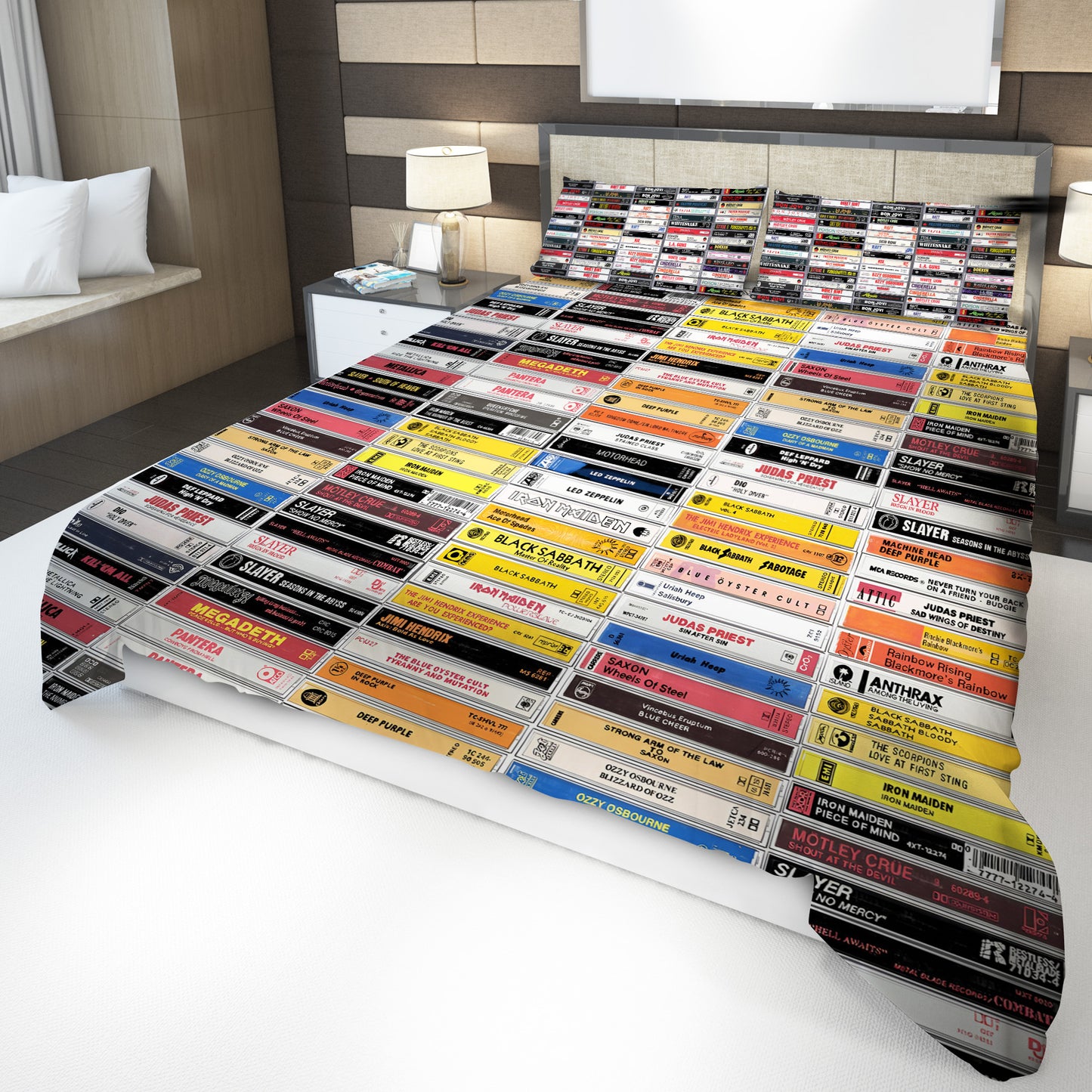 Rock Cassette Bedding Set - Personalized Bedding Set