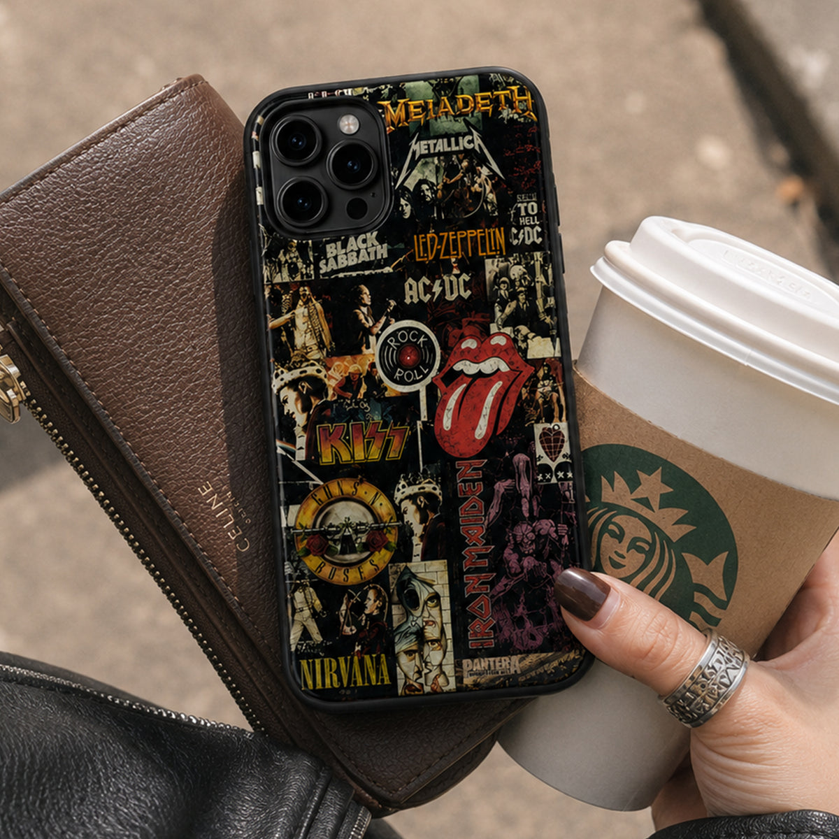 Rock Lovers - Classic Rock Legends Phone Case Version 5