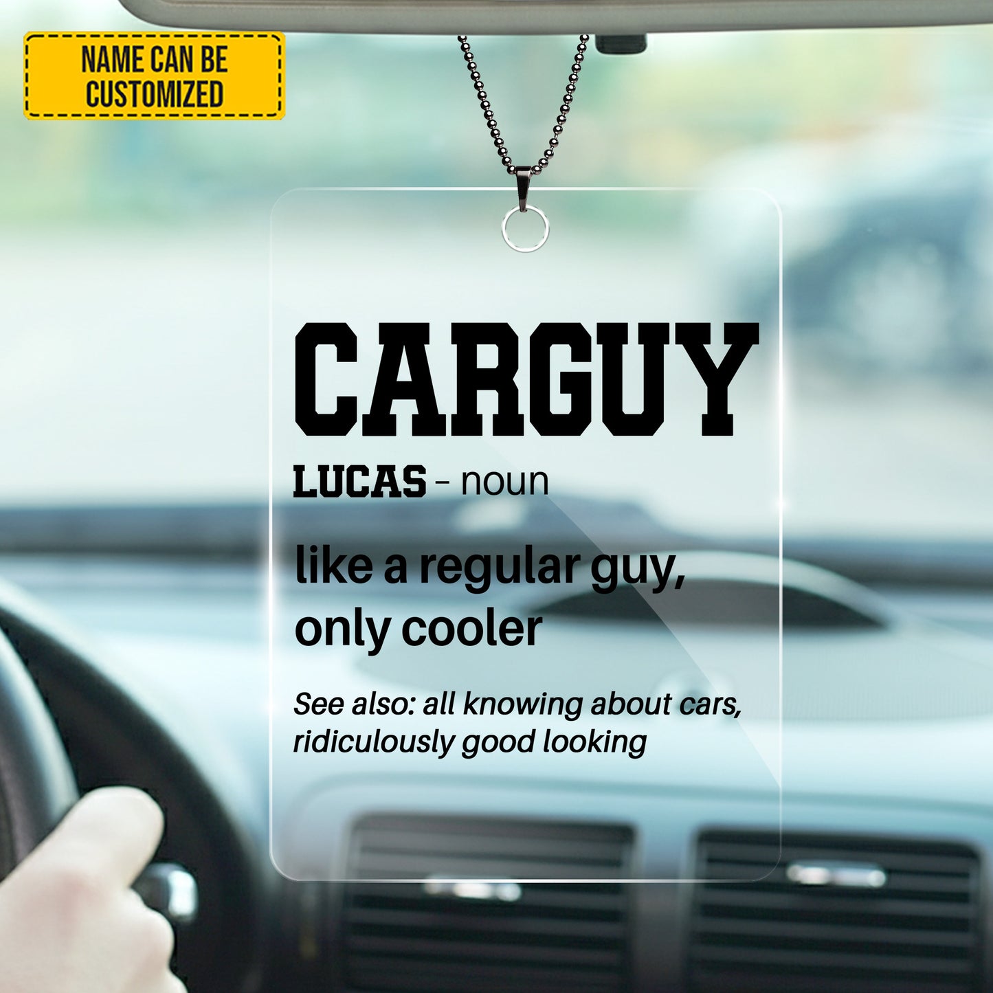 Personalized Car Guy Definition Car Hanging Ornament