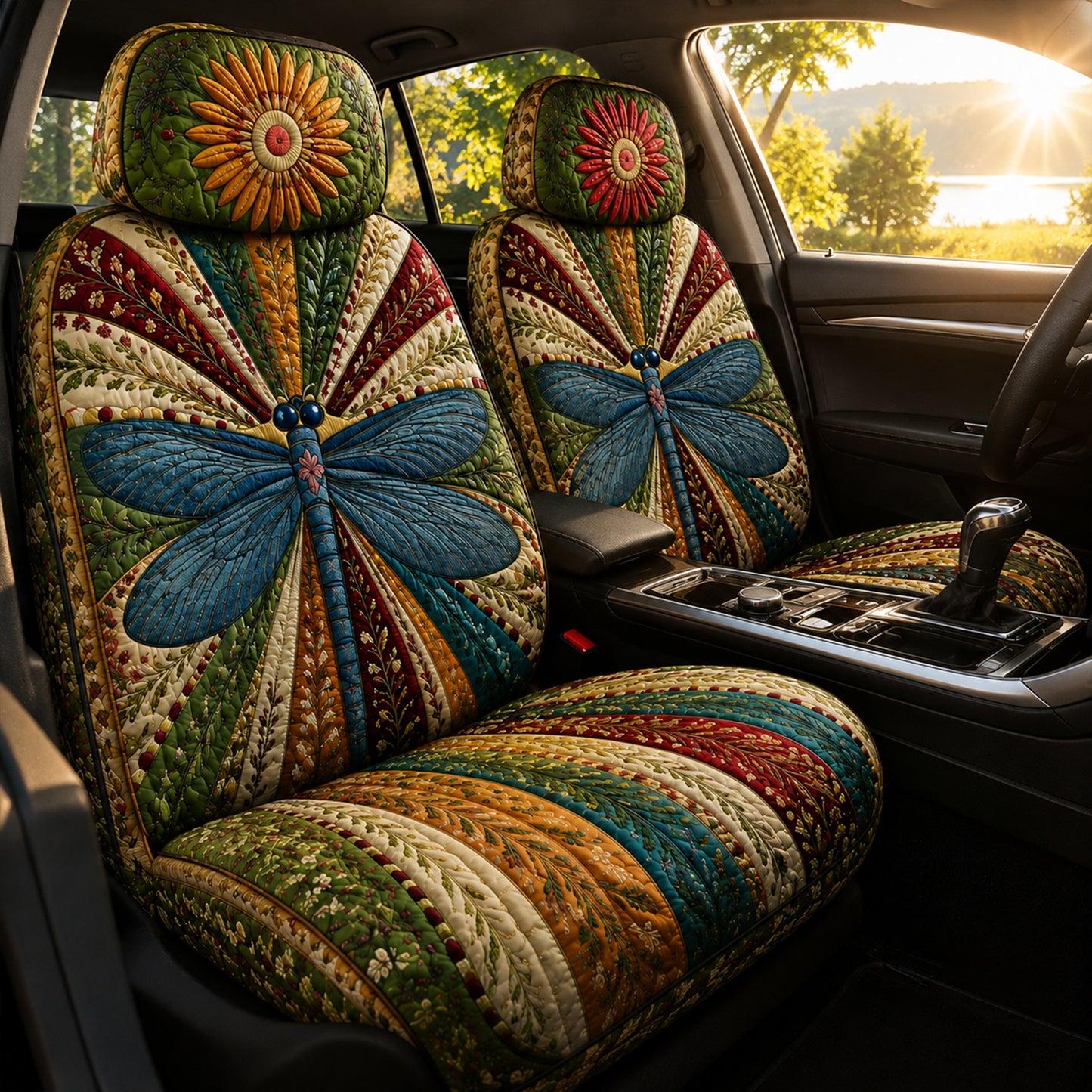 Dragonfly Garden – Vintage Car Seat Covers