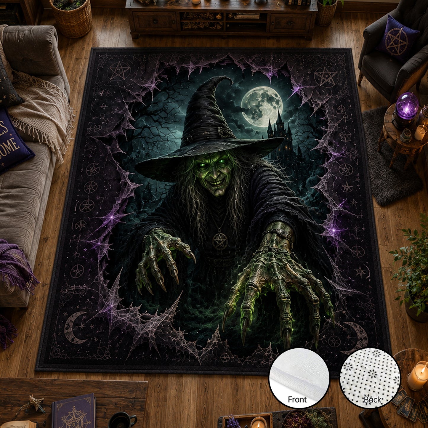 Dark Witch Area Rug