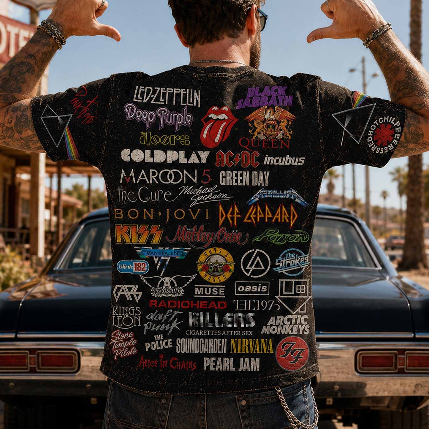Rock Lover - Classic Legends All Over Print Shirt Version 7
