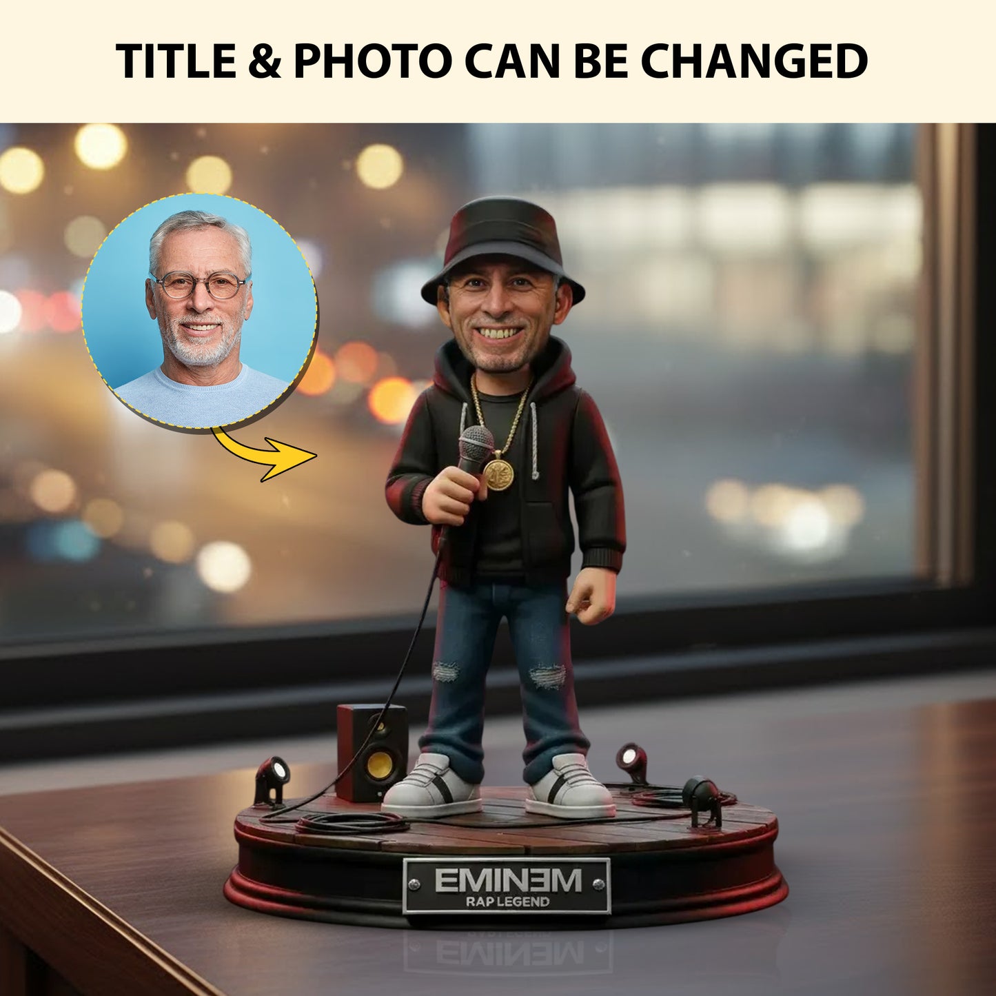 Spotlight Legend – Personalized Photo Acrylic Plaque