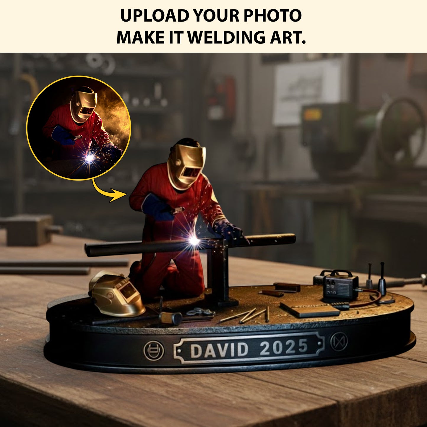 Forge Master – Personalized Welding Acrylic Plaque