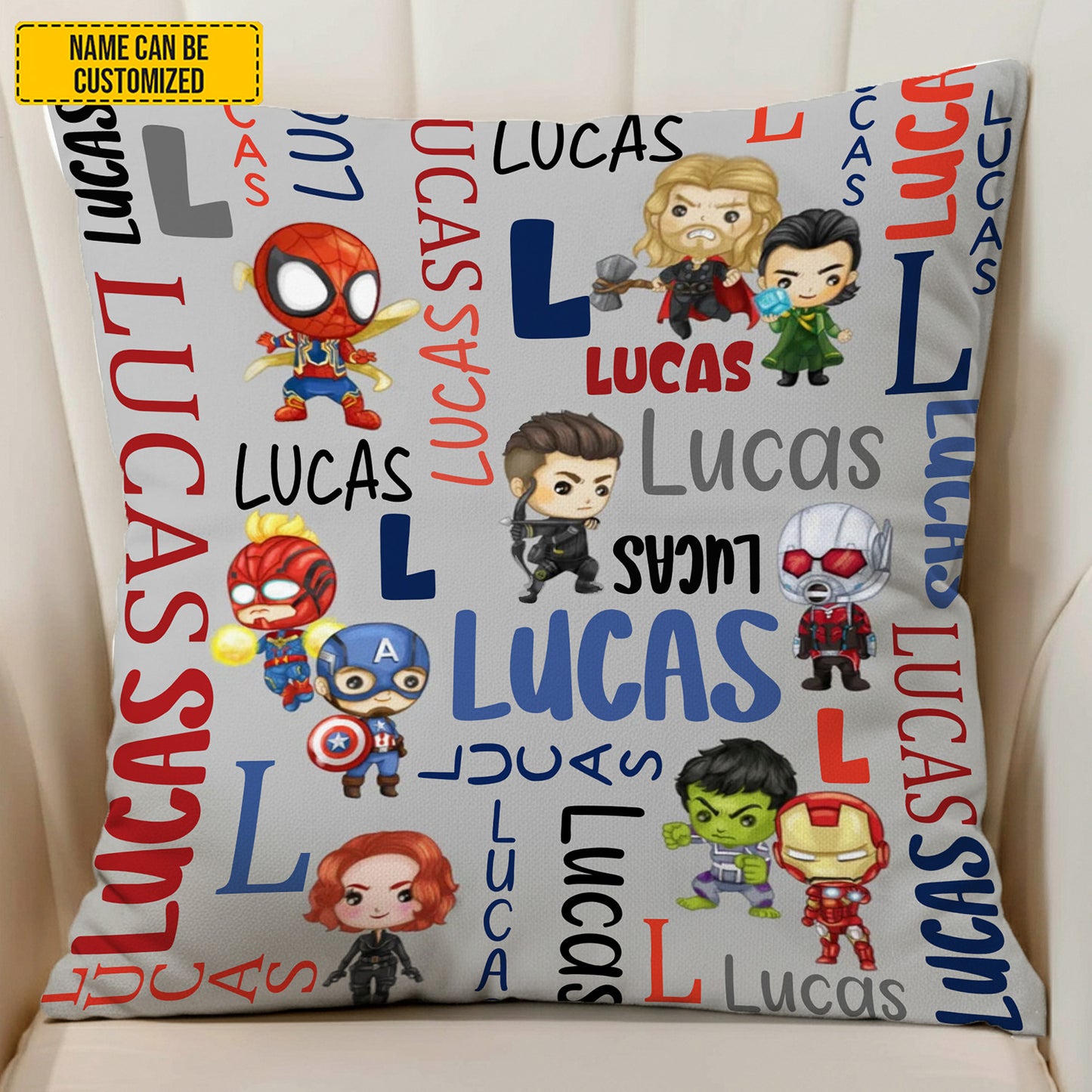 Dream Big, Little Hero – Personalized Kids Pillow