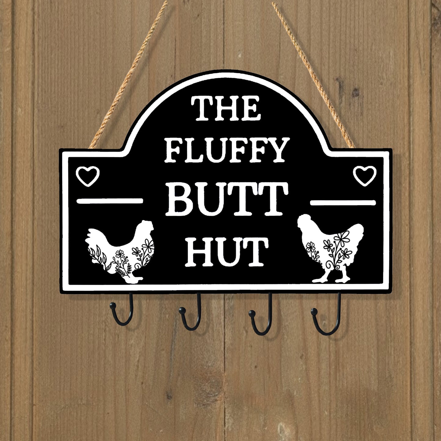 The Fluffy Butt Hut - Chicken Custom Shape Key Rack
