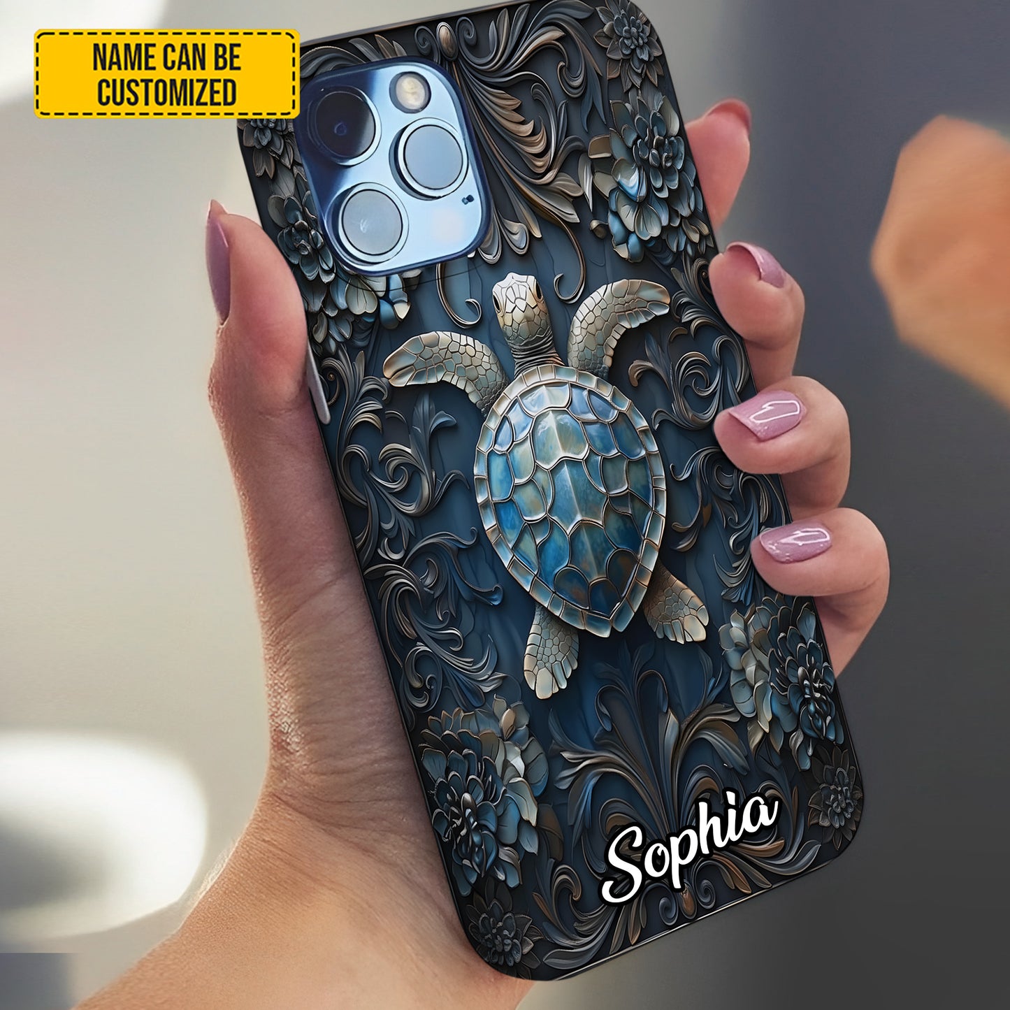Personalized Sea Turtle Ocean Phone Case