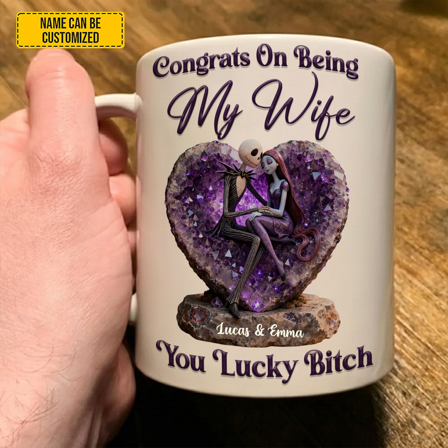 Being My Wife - Personalized Couple White Mug