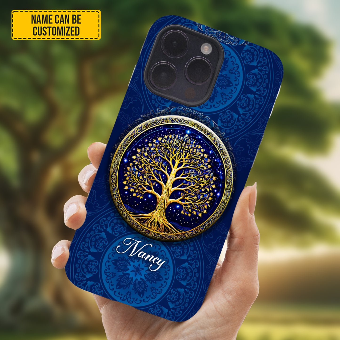 Personalized Hippie Tree Of Life Phone Case