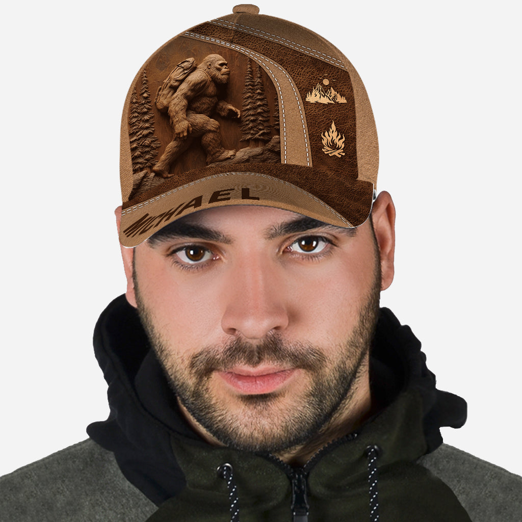Bigfoot Sasquatch Legend In Trees - Personalized Camping Outdoor Classic Cap