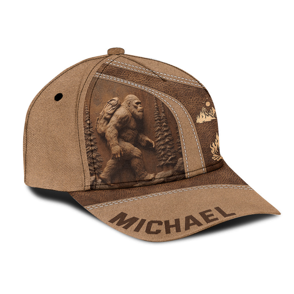Bigfoot Sasquatch Legend In Trees - Personalized Camping Outdoor Classic Cap