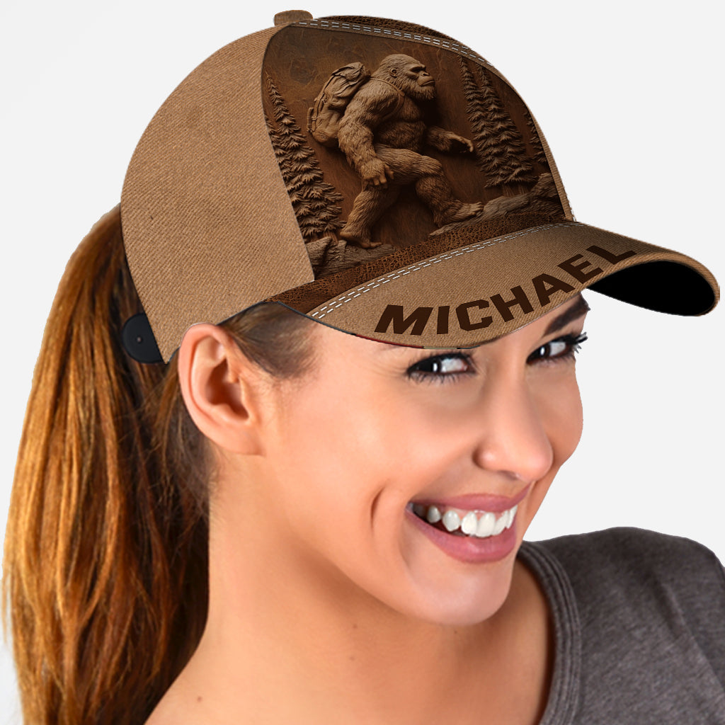 Bigfoot Sasquatch Legend In Trees - Personalized Camping Outdoor Classic Cap