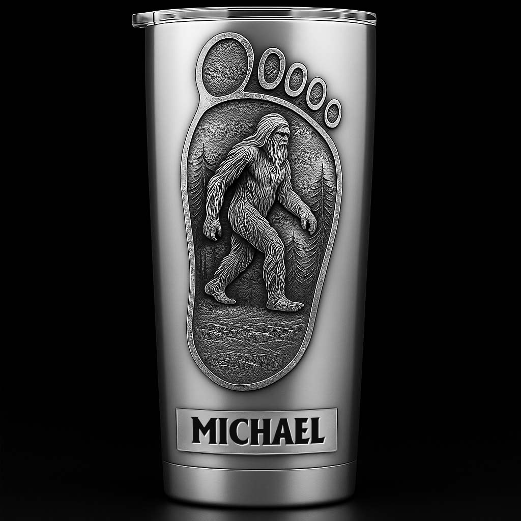 Bigfoot Summer Vibes - Personalized Tumbler