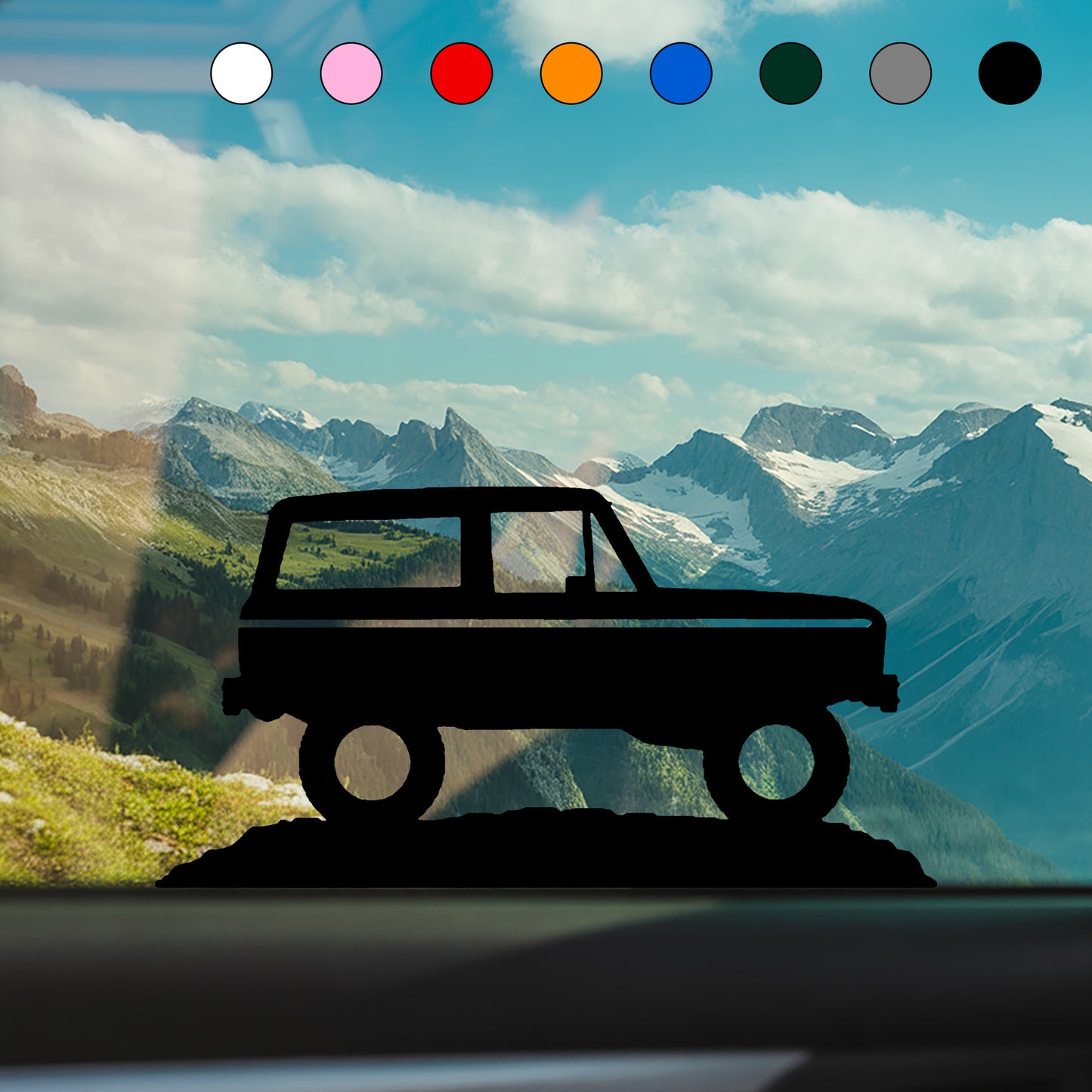 Retro Car Adventure Sticker