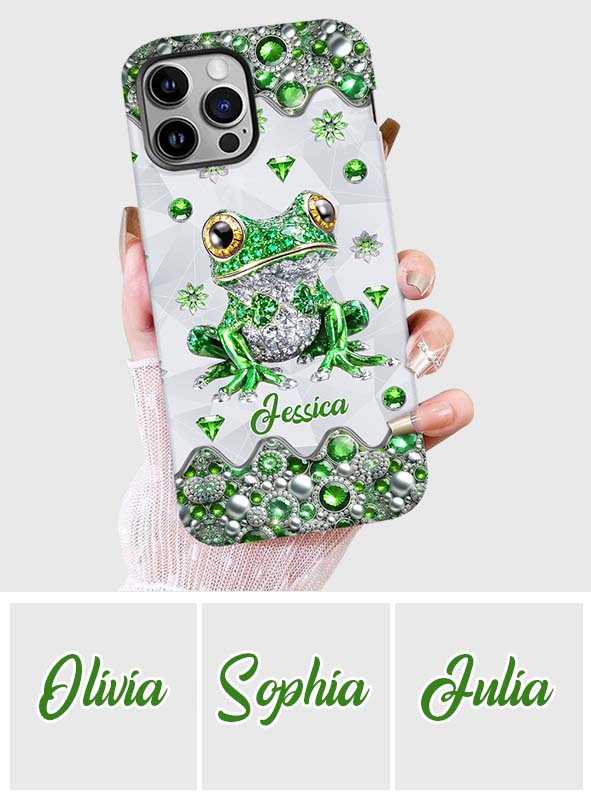 Love Frogs - Personalized Frog Full Print Phone Case