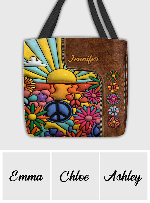 Hippie Soul - Personalized Hippie Tote Bag