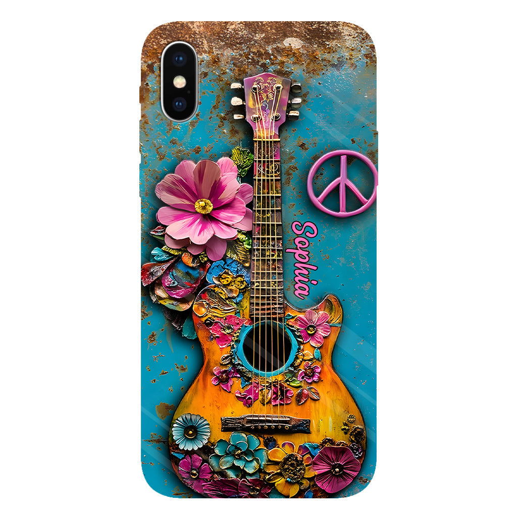 Hippie Guitar Soul - Personalized Hippie Phone Case