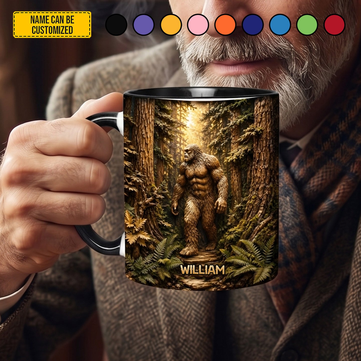 Forest Giant – Personalized Bigfoot Accent Mug