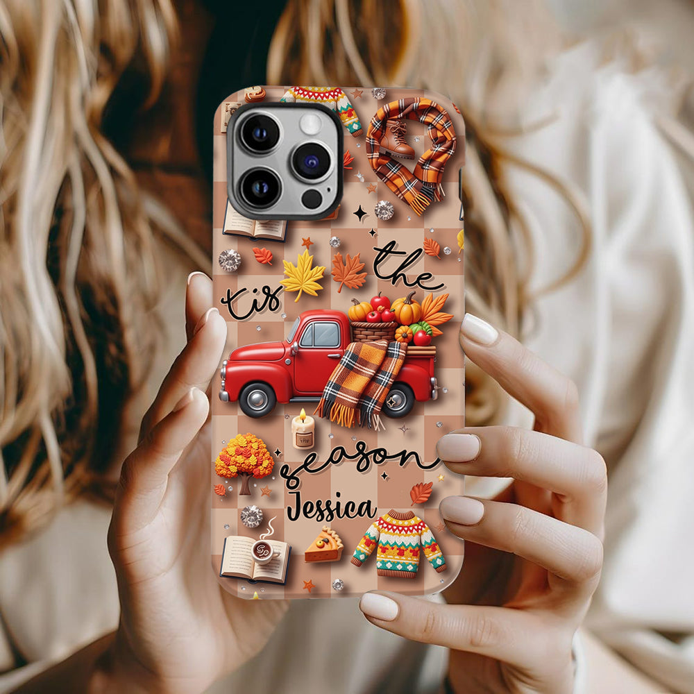 Tis The Season - Personalized Autumn Phone Case