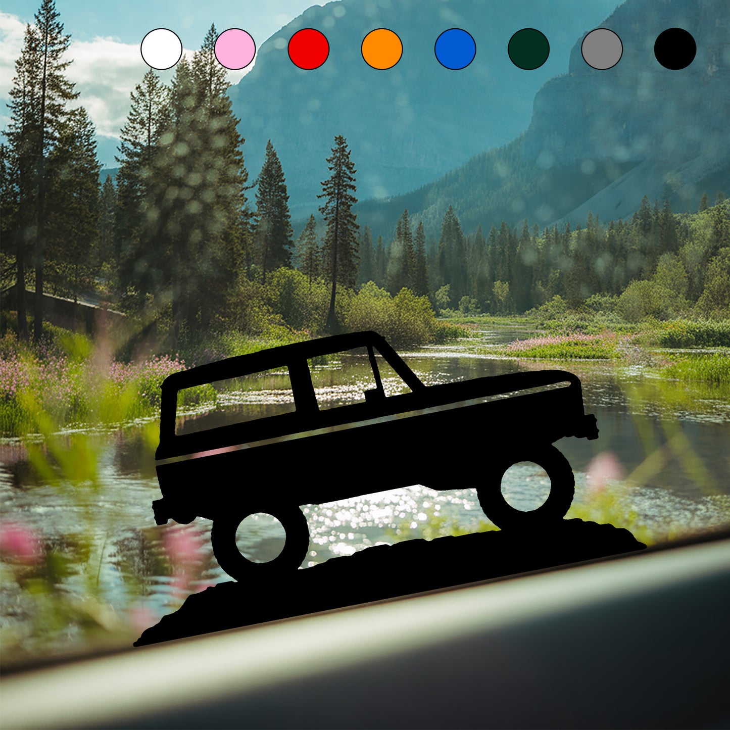 Retro Car Adventure Sticker