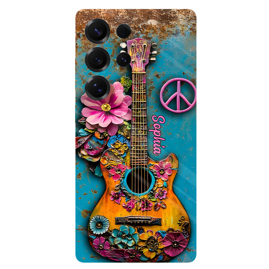 Hippie Guitar Soul - Personalized Hippie Phone Case