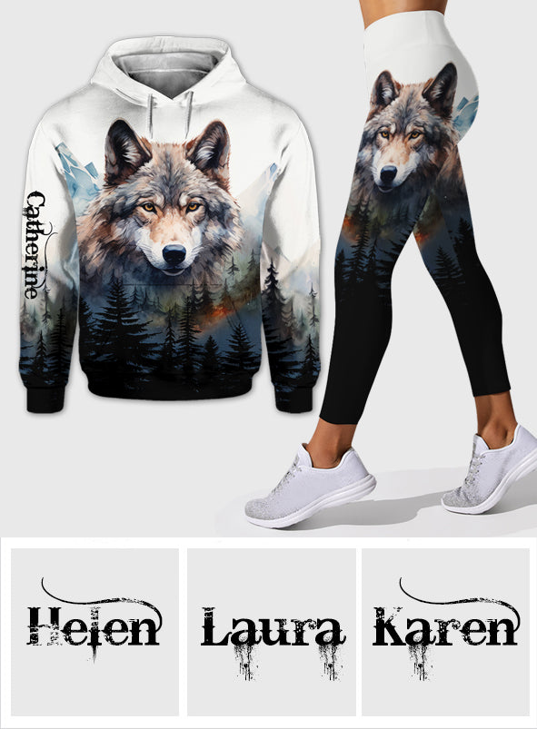 Spirit of the Wolf – Personalized Country Hoodie And Leggings