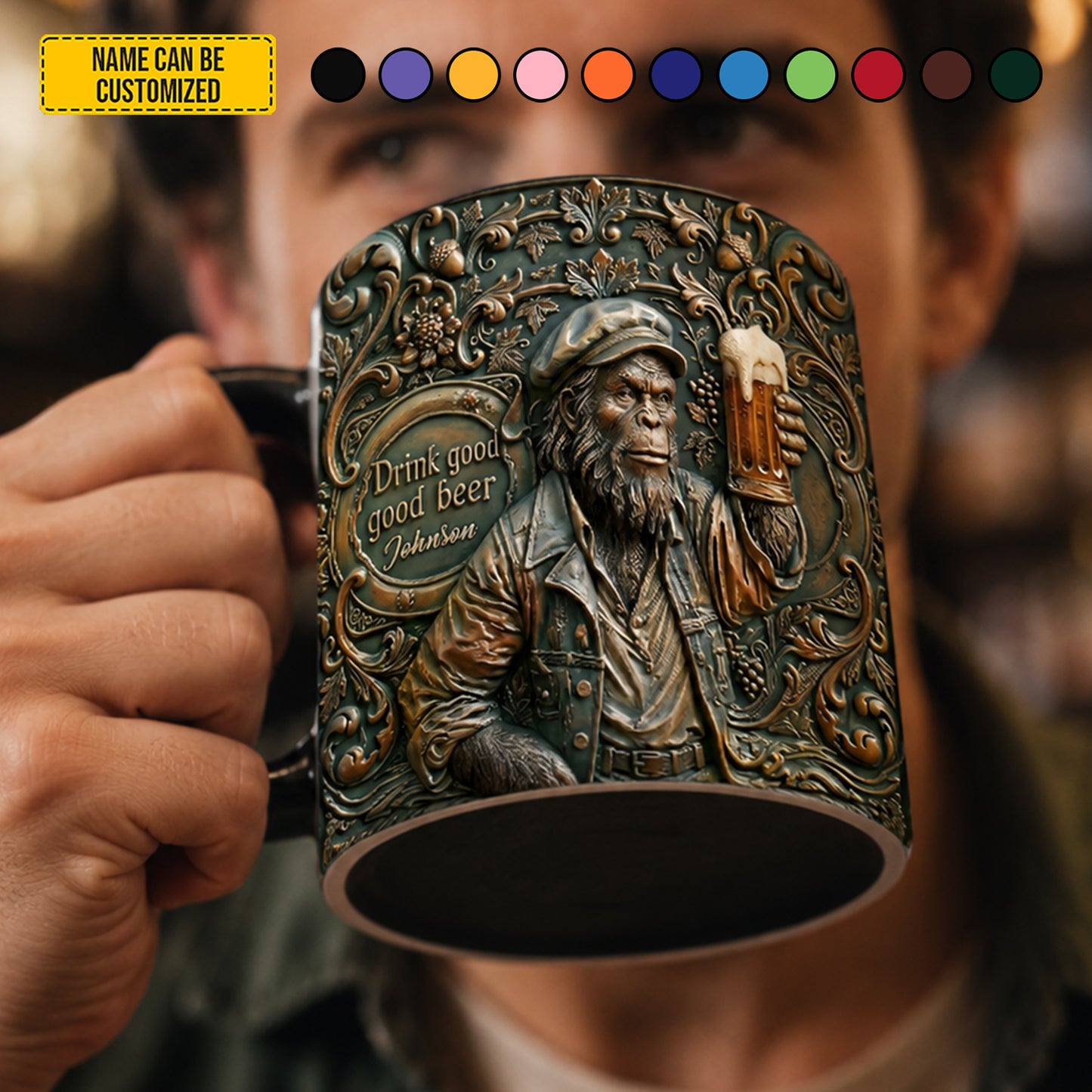 Bigfoot’s Brew – Personalized Beer Lover Accent Mug