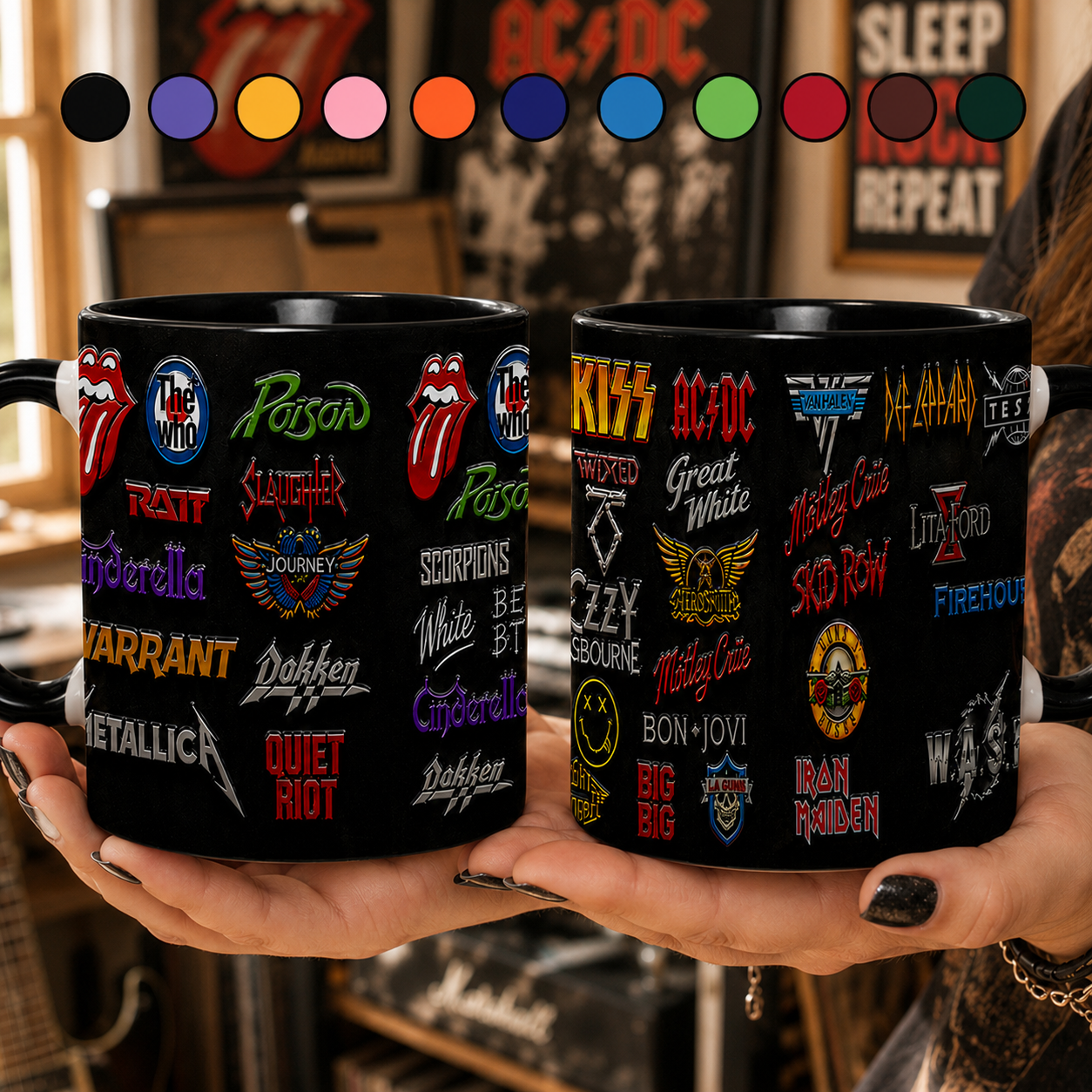 Classic Rock Legends Accent Mug