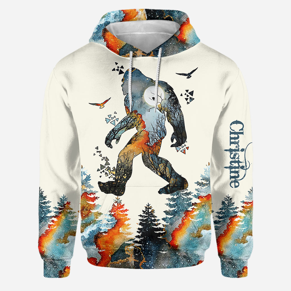 Bigfoot In To The Forest I Go - Personalized Camping All Over Print