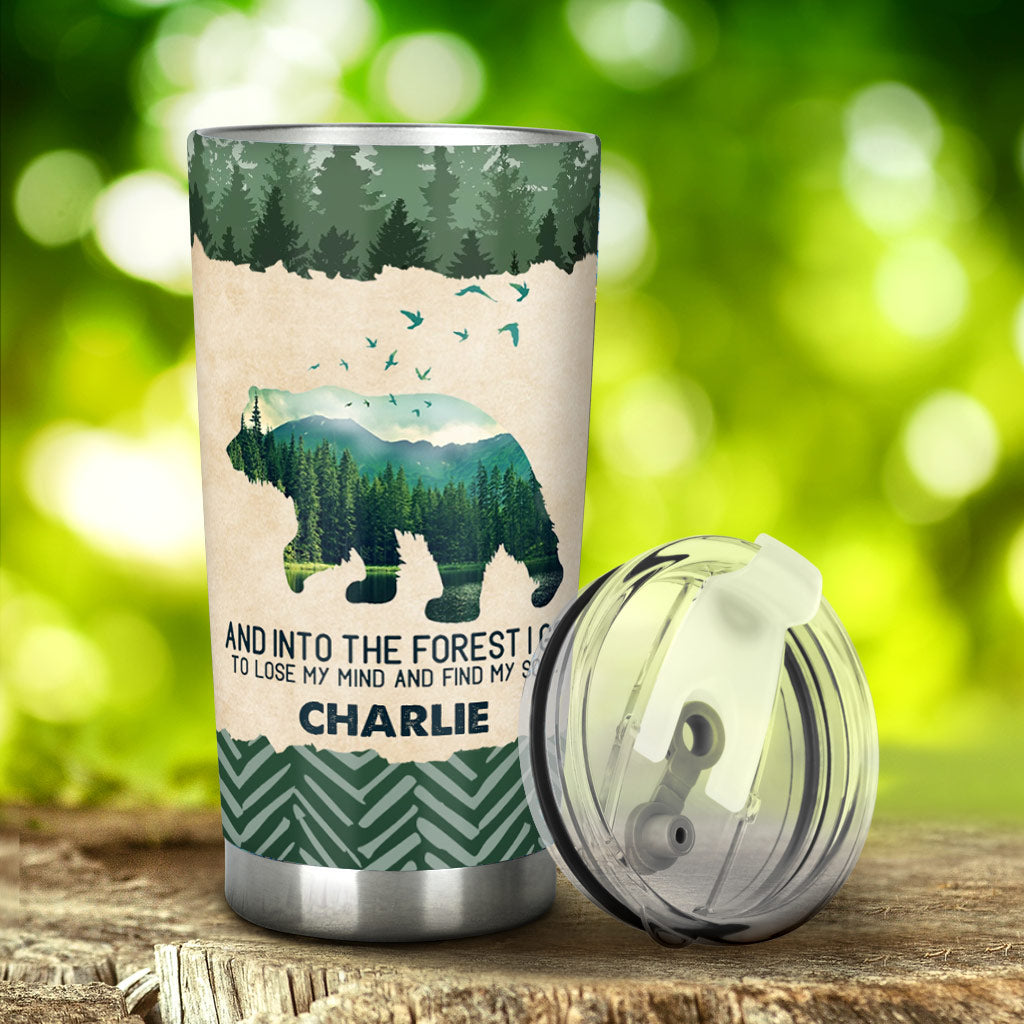 Love Camping - Personalized Bear Camping Tumbler
