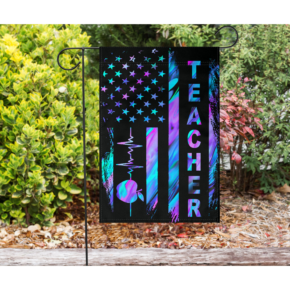 Teacher American Flag Teacher House Flag