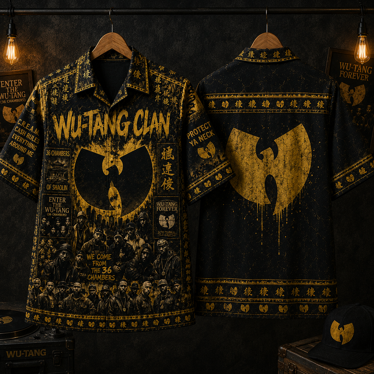 Wu-Tang Clan Hawaiian Shirt - Vintage Music Fan Gift