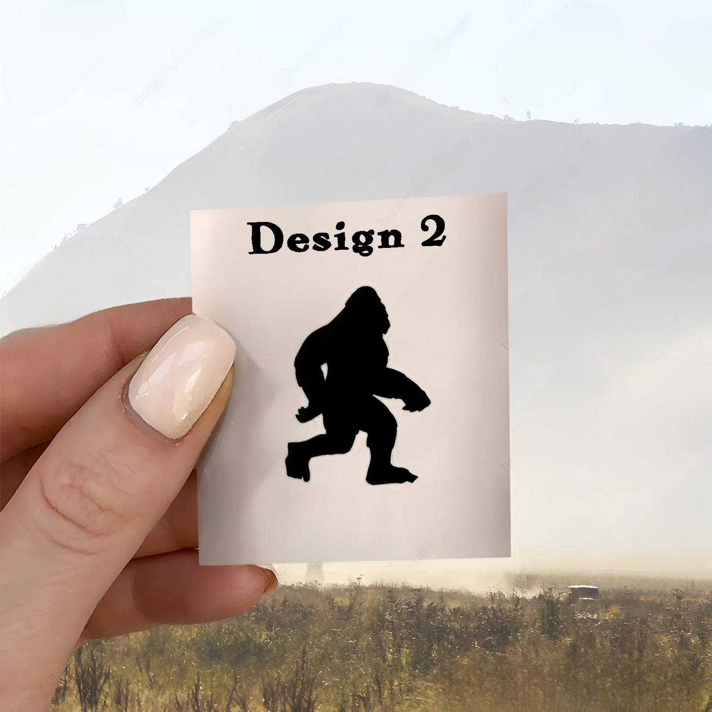 Set of 2 – Bigfoot Car Stickers