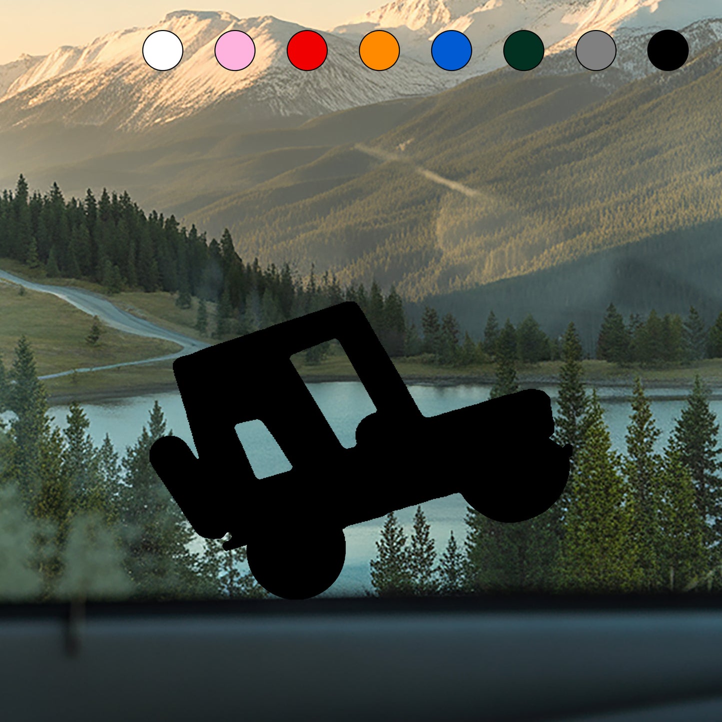 Offroad Car Climb Sticker