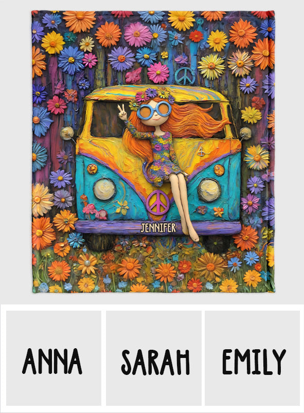 Hippie Souls - Personalized Hippie Blanket