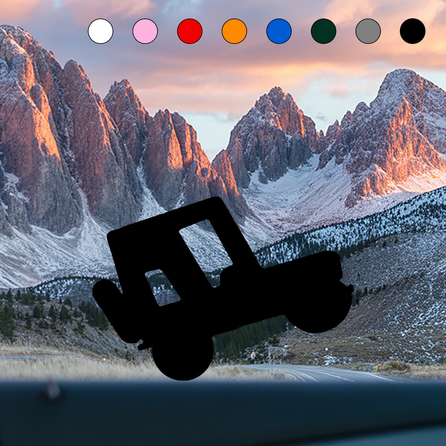 Offroad Car Climb Sticker