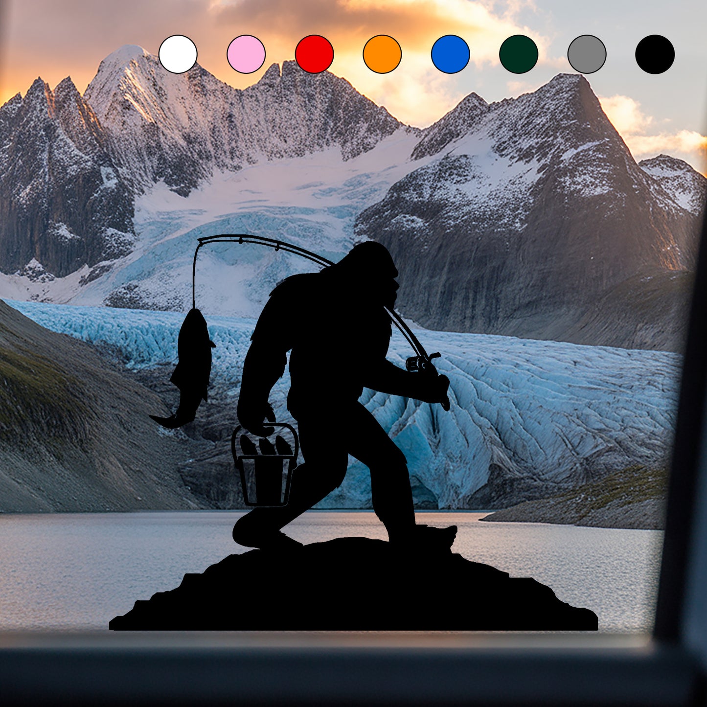 Sasquatch Reel Time Sticker