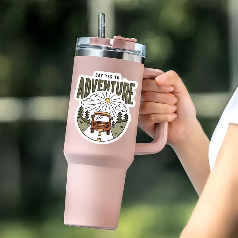 "Say Yes to Adventure" Outdoor Sticker