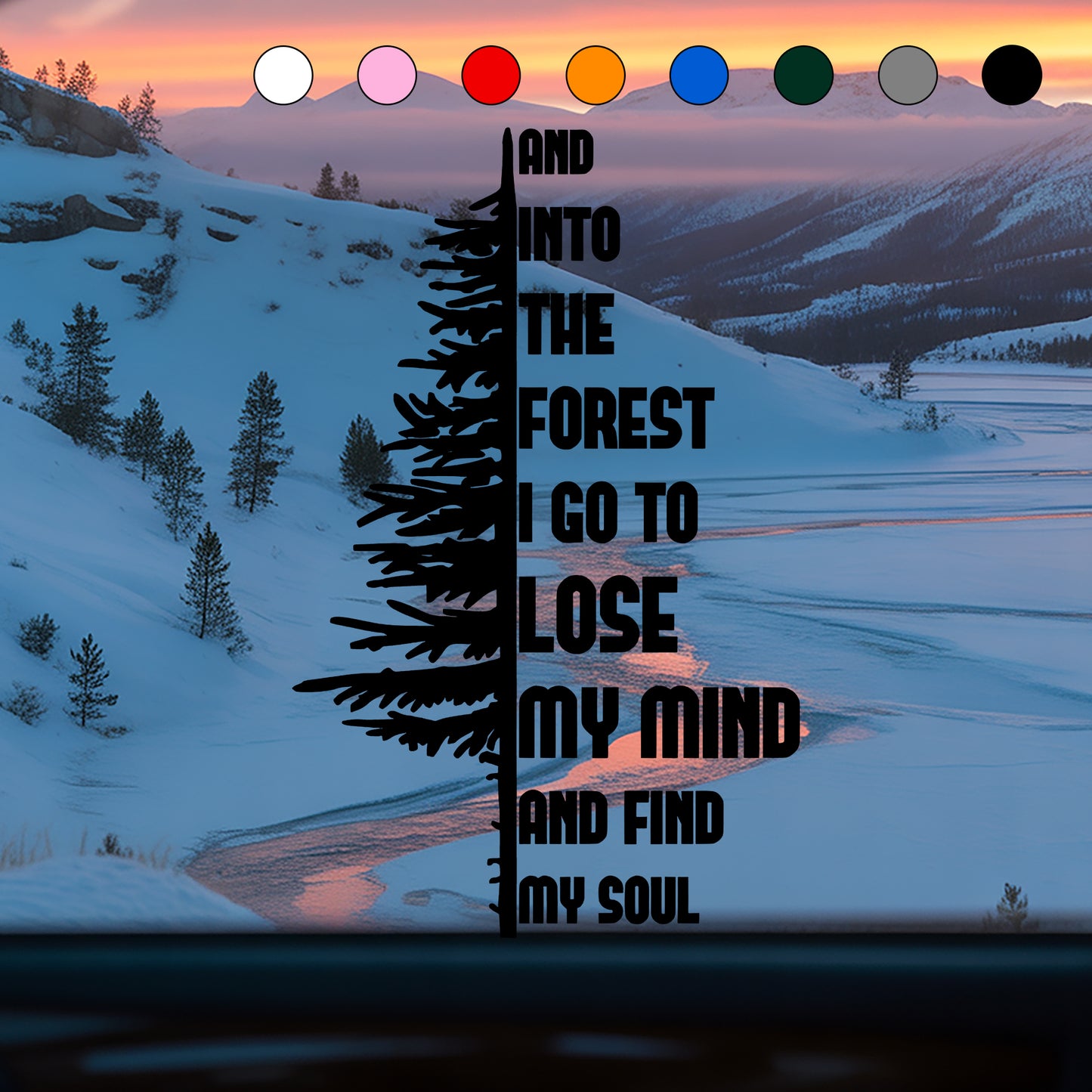 Into the Forest Sticker