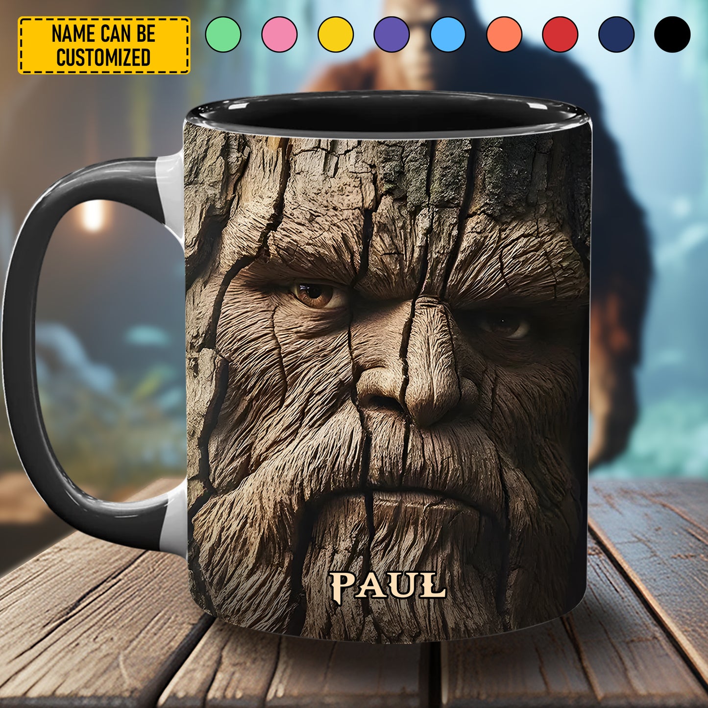 Timber Beast – Personalized Bigfoot Accent Mug