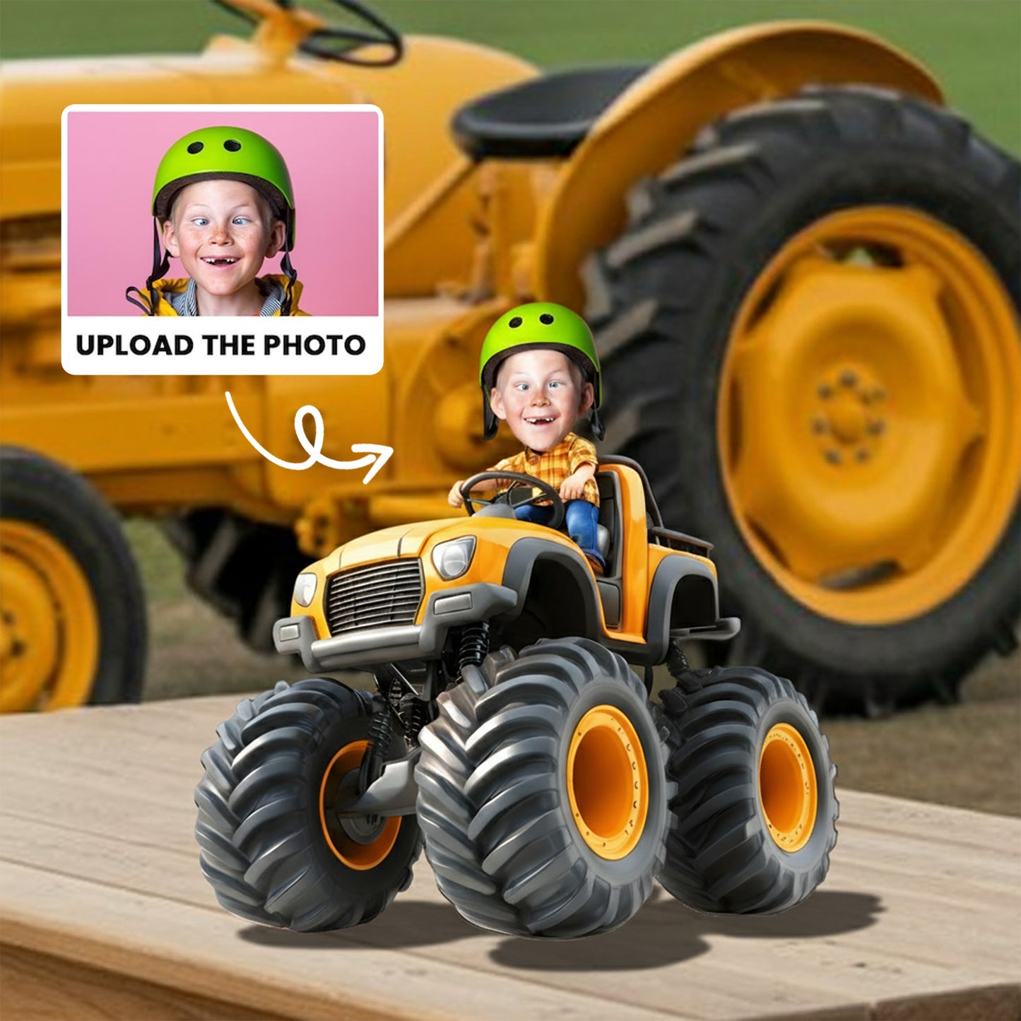 Little Driver – Personalized Photo Acrylic Plaque