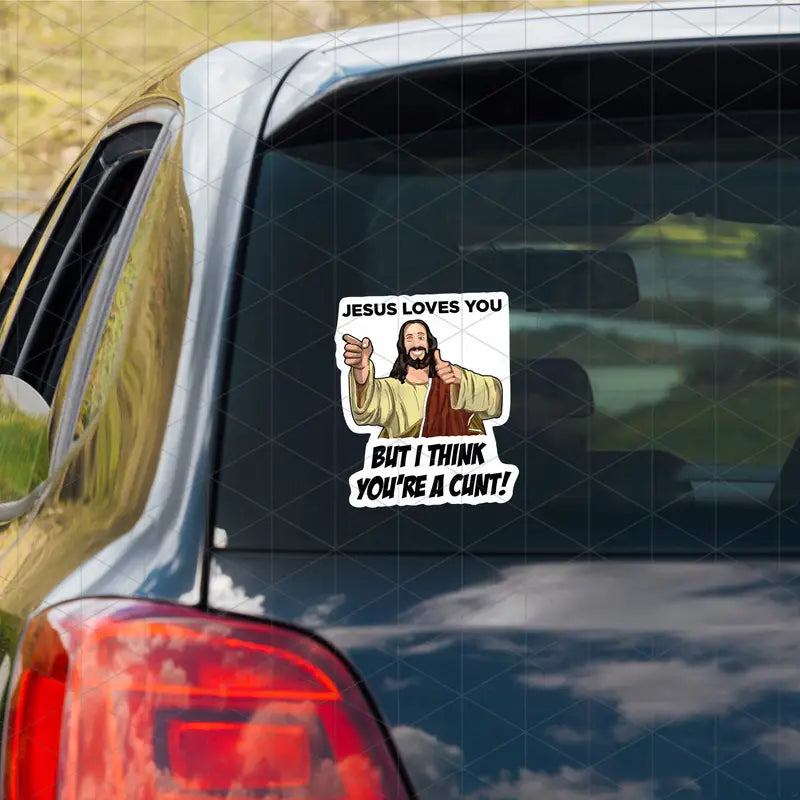 Jesus Loves You - Jesus Sticker