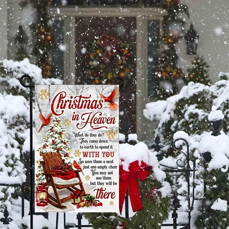 Christmas In Heaven - Garden Flag, House Flag