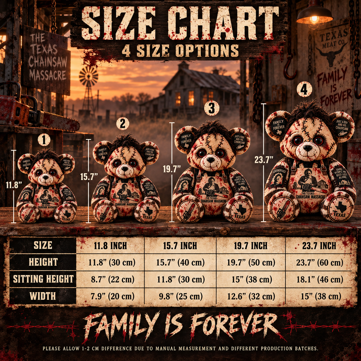Leatherface Texas Chainsaw Horror Custom Shape Pillow – Spooky Halloween Pillow