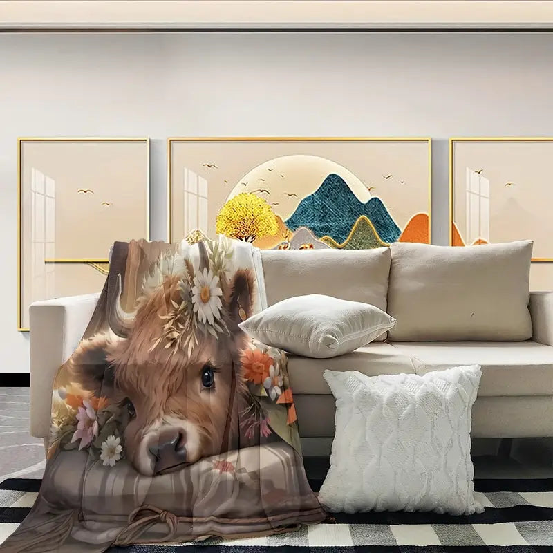 Cozy & Cute Cow - Beautiful Cow Blanket