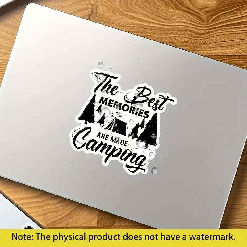 Camping Sticker - "The Best Memories Are Made Camping"