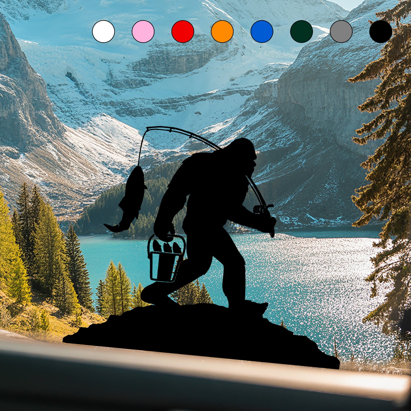 Sasquatch Reel Time Sticker