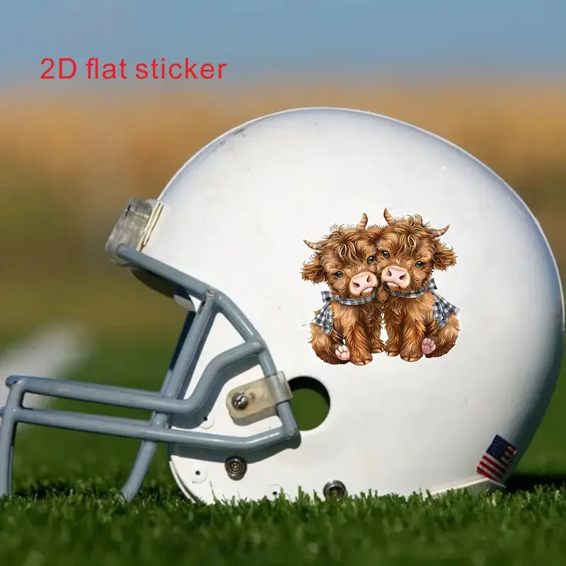 Couple Highland Cow Sticker