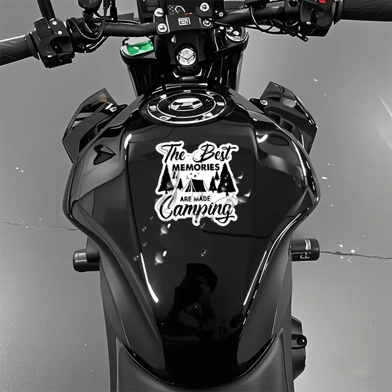 Camping Sticker - "The Best Memories Are Made Camping"