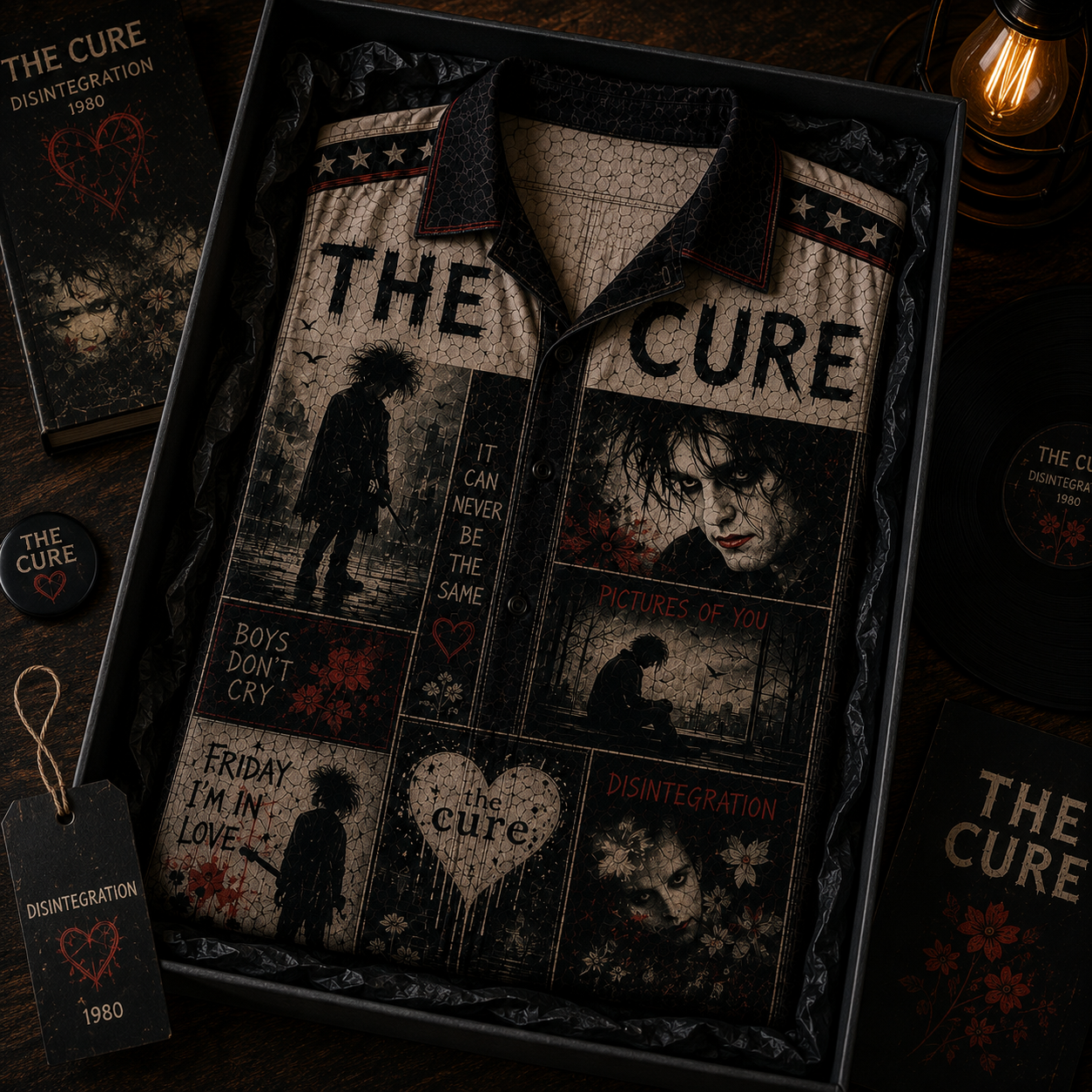 The Cure Hawaiian Shirt - Vintage Music Fan Gift